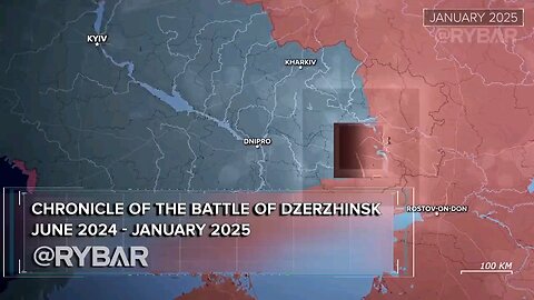 Russian operation to liberate Dzerzhynsk that is nearing completion.