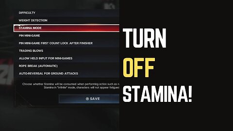 WWE 2K24 Turn Off Stamina: Simple Steps!