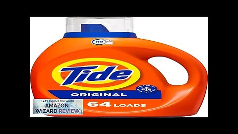 Tide Liquid Laundry Detergent Soap Original Scent HE Compatible 64 Loads 84 Review