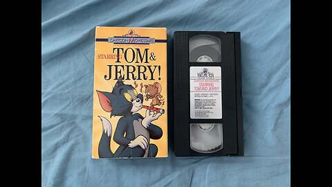 MGM Cartoon Moviestars: Starring Tom and Jerry! (1988 VHS)