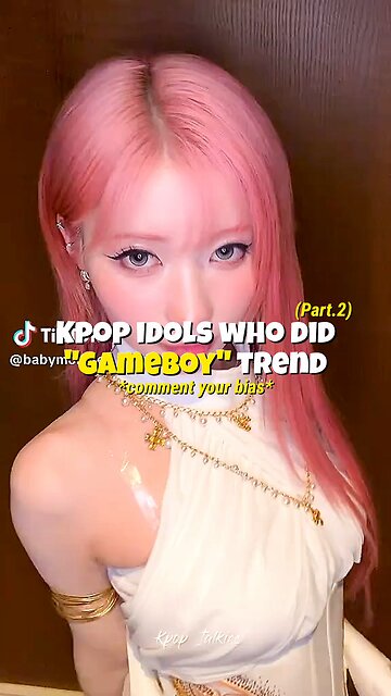 kpop idols who did "gameboy" trend pt 2