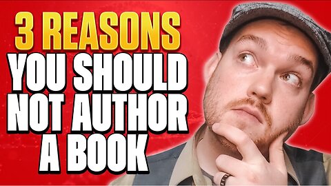 3 Reasons You Should NOT Author a Book: Celebrity Ghostwriter and Writing Coach Joshua Lisec Reveals