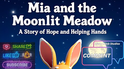 Mia and the Moonlit Meadow | A Story of Hope and Helping Hands | Little Lamb Studios