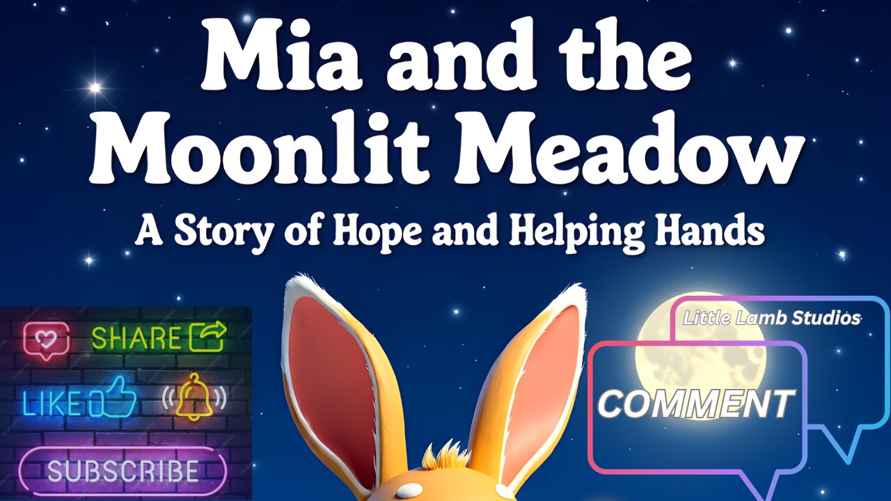 Mia and the Moonlit Meadow | A Story of Hope and Helping Hands | Little Lamb Studios