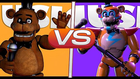 FREDDY VS GLAMROCK FREDDY MUSIC | MUSIC BATTLE