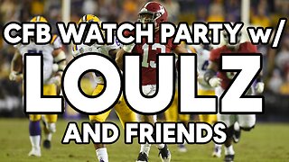 CFB WATCH PARTY | BAMA vs LSU REACTION | ROLL TIDE