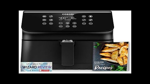 COSORI 12-in-1 Air Fryer 5.8QT Toast Bake Nutrition Facts for 100+ In-App Review