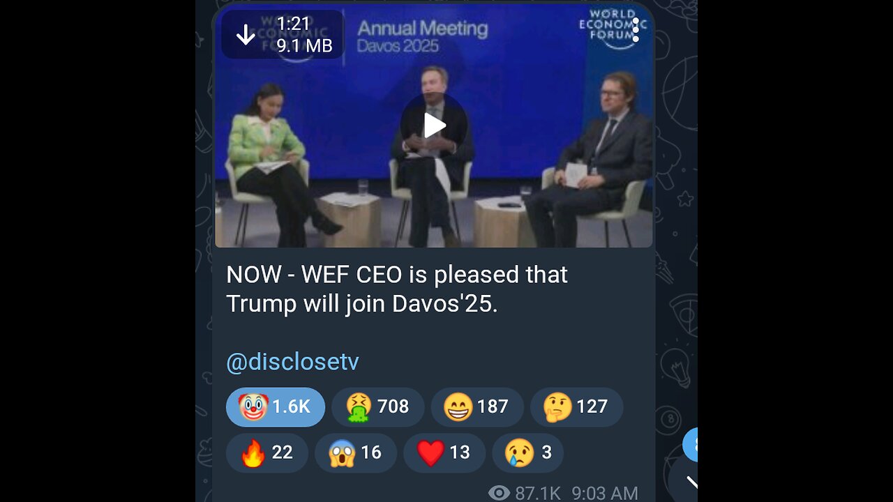 News Shorts: DAVOS Expecting Trump