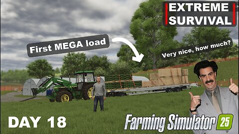 EXTREME SURVIVAL | Everything Is Starting To Pay Off. Big Profits! | FS25 - DAY 18