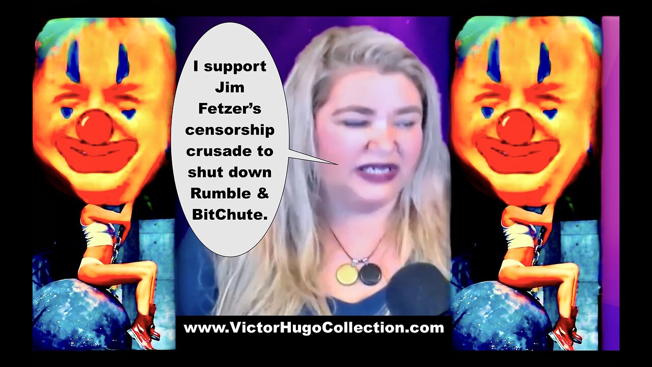 Lying Satanic Christian HopeGirl Supports Jim Fetzer Censorship Crusade To Shut Down Rumble BitChute