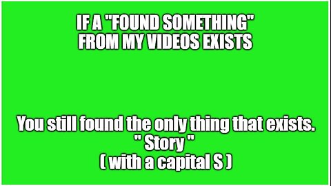 Only Story can make NOTHING something