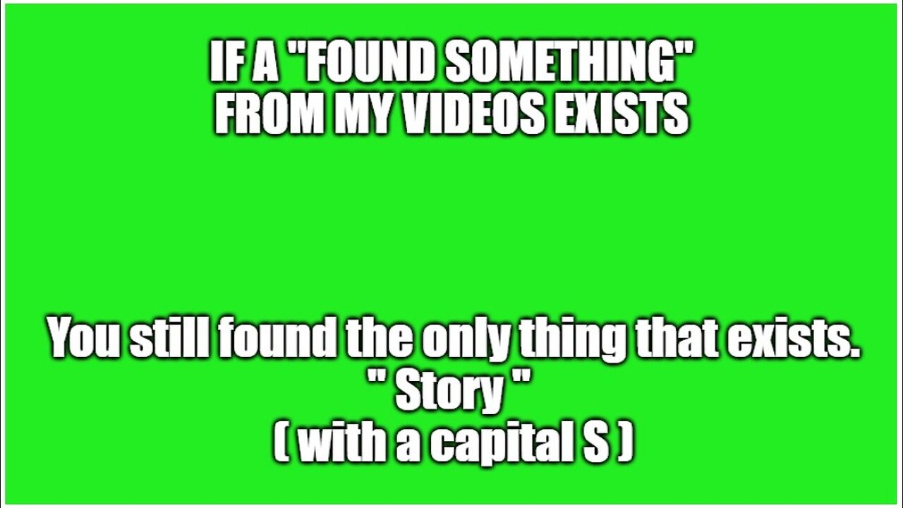 Only Story can make NOTHING something