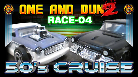 Nash vs Ford Race 04 | One and Done 2 • 50s Cruise | Hot Wheels Diecast Racing Tournament