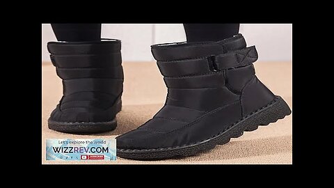 Women Boots 2024 Winter Shoes Woman Waterproof Snow Boots Winter Warm Fur Review