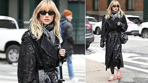 Suki Waterhouse Rocks NYC with Style