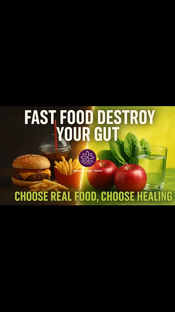 Fast food isn’t just hurting your waistline… it’s slowly destroying your gut.
