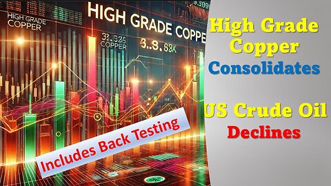 High Grade Copper Consolidates & US Crude Oil Declines