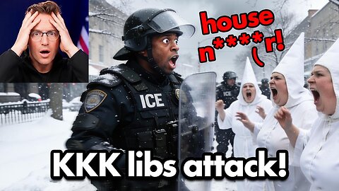 KKK Libs Commit Hate Crime Against Black ICE Agent on Livestream…