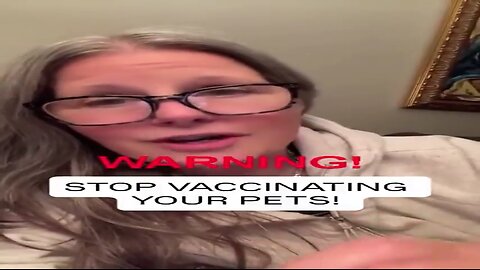Stop Vaccinating Your Pets...