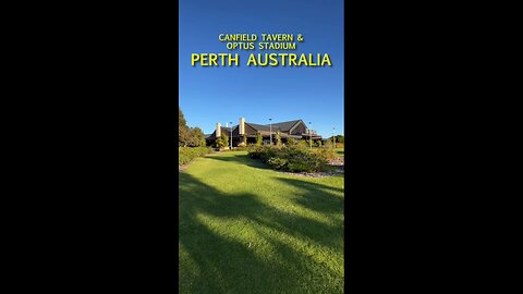 Exploring Perth Australia: Canfield Tavern & Optus Stadium 🇦🇺