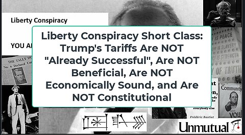 Liberty Conspiracy Short: Trump Tariffs Are Not Successful, Not Moral, Not Economically Sound