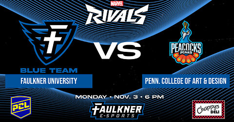 Marvel Rivals- Faulkner Blue vs. PCA&D (11/3/2025)