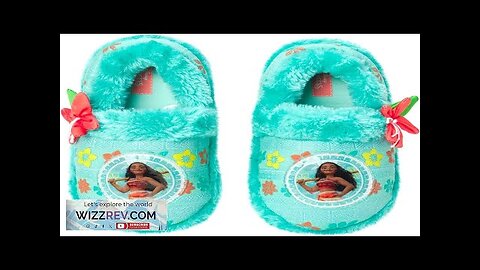 Disney Girls' Moana Slippers Princess Moana Plush Fuzzy Slippers (Toddler/Little Girl) Review