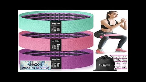 WALITO Resistance Bands for Legs and Butt Fabric Exercise Loop Bands Yoga Review