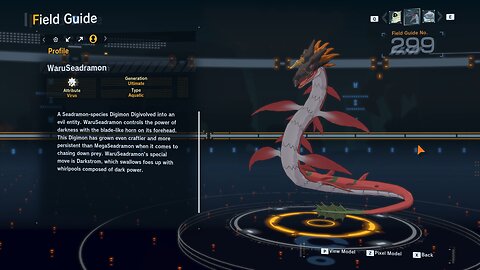 waruseadramon all digivolution/de-digivolution/profile Digimon Story Time Stranger