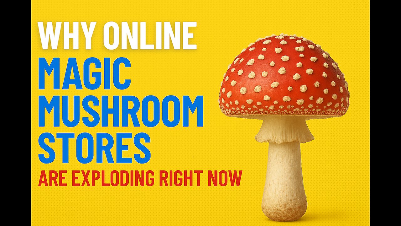Why Online Magic Mushroom Stores Are EXPLODING Right Now