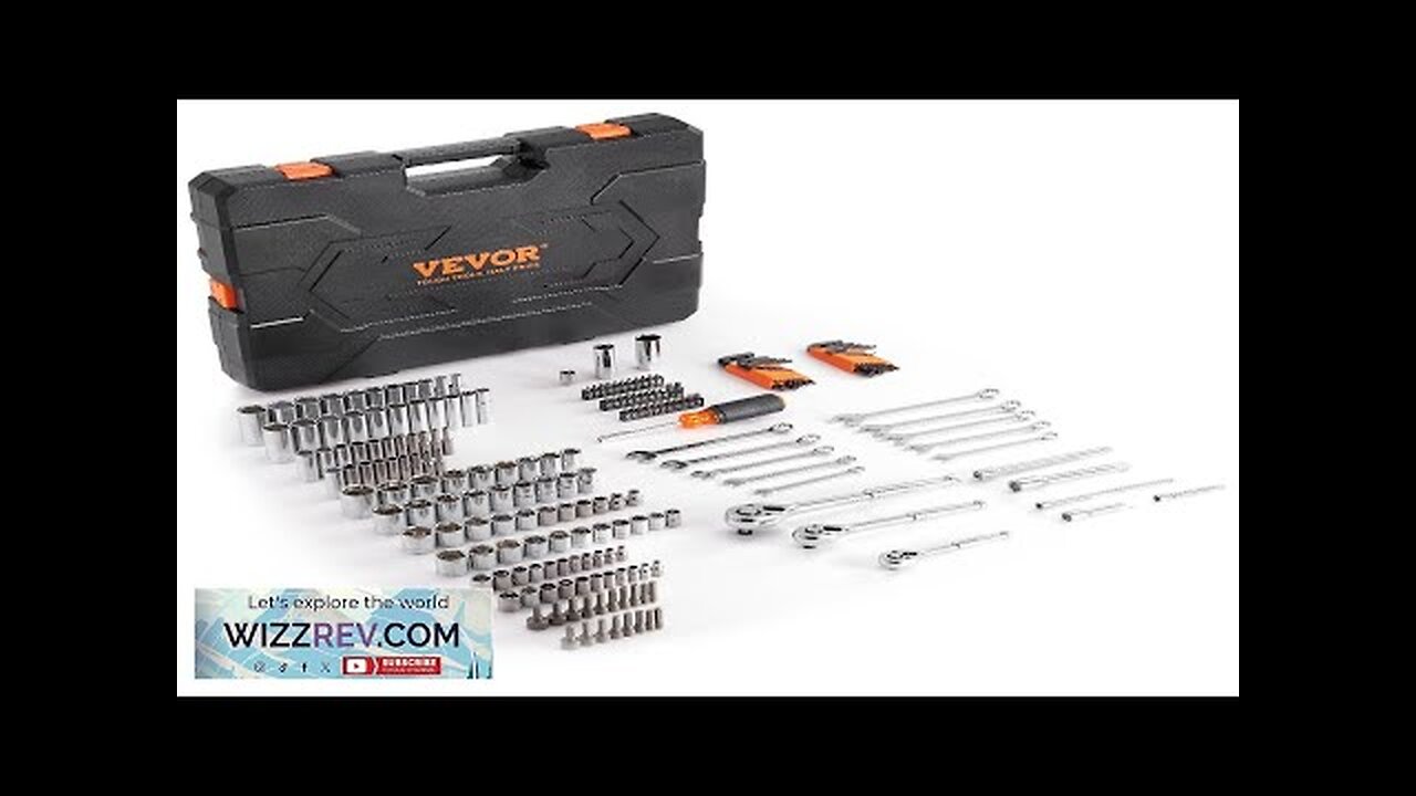 VEVOR Mechanics Tool Set and Socket Set 1/4" 3/8" 1/2" Drive Deep Review