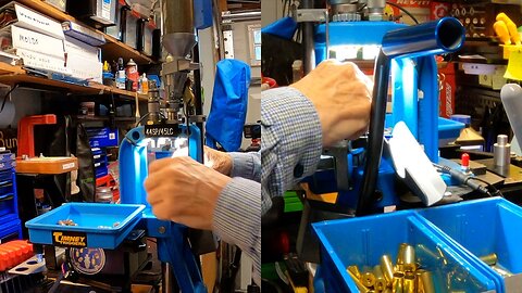 Loading some 44 special on the Dillon 550