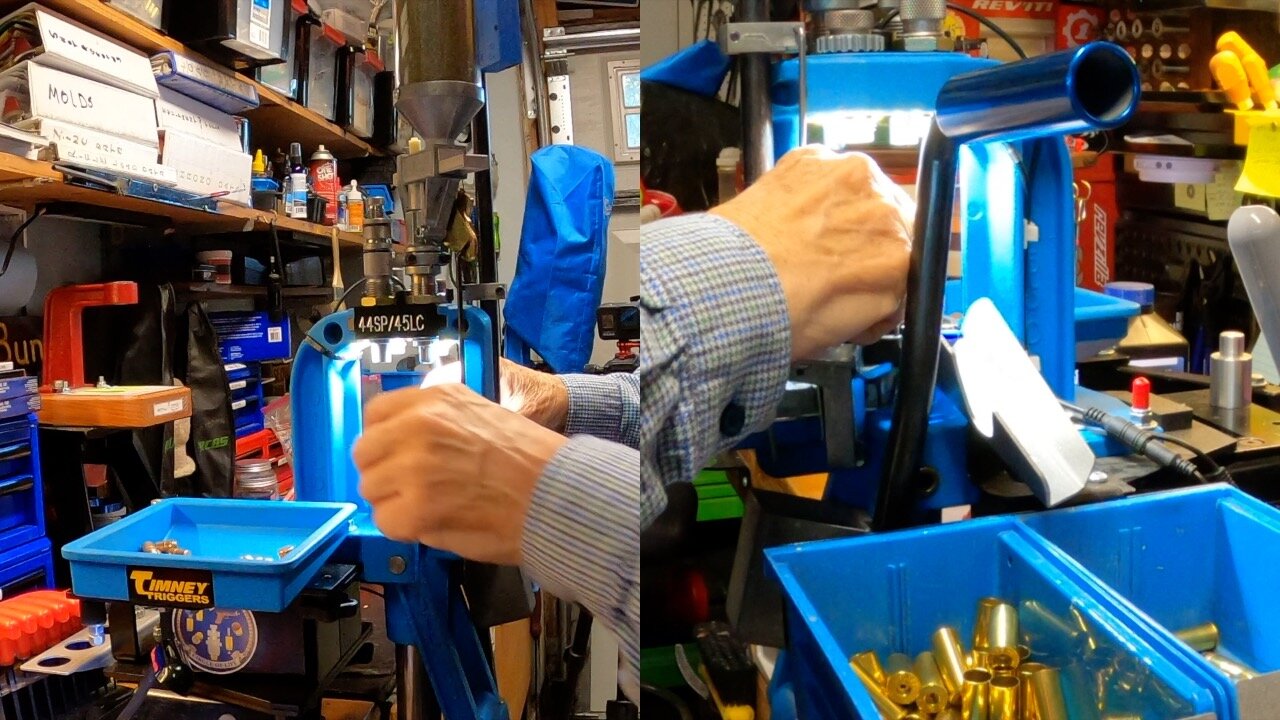 Loading some 44 special on the Dillon 550