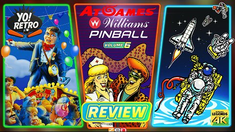Yo! Retro #64 Atgames Williams Pinball Vol.6 Review! #atgames #williamspinball #yoretro #review