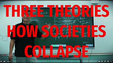 🆘💠 Secret History #2: How Societies Collapse ▪️ Professor Jiang explains the 3 theories why & how societies Rise & Fall