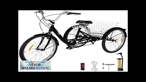 VEVOR Adult Tricycle 7 Speed Cruise Bike 20in Adjustable Trike with Bell Review