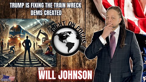 TRUMP IS FIXING THE TRAIN WRECK DEMS CREATED