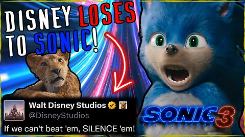 Sonic 3 EXPOSES Disney Holding Theatres HOSTAGE With Mufasa FLOP!