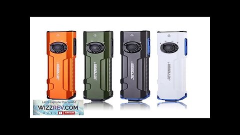 JETBeam E26 3-in-1 SST40 2000LM LED EDC Flashlight UV Detection Light Review