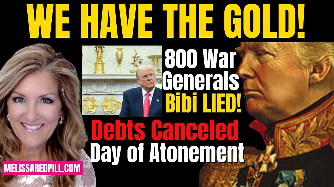 We Have The Gold! 800 Generals, Bibi Lied; Gesara! Tuesday 9-30-25 6 PM CST