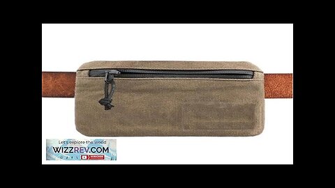 High Quality Canvas Outdoor Waist Bag for Camping & Hiking Multi-Purpose Compact Review