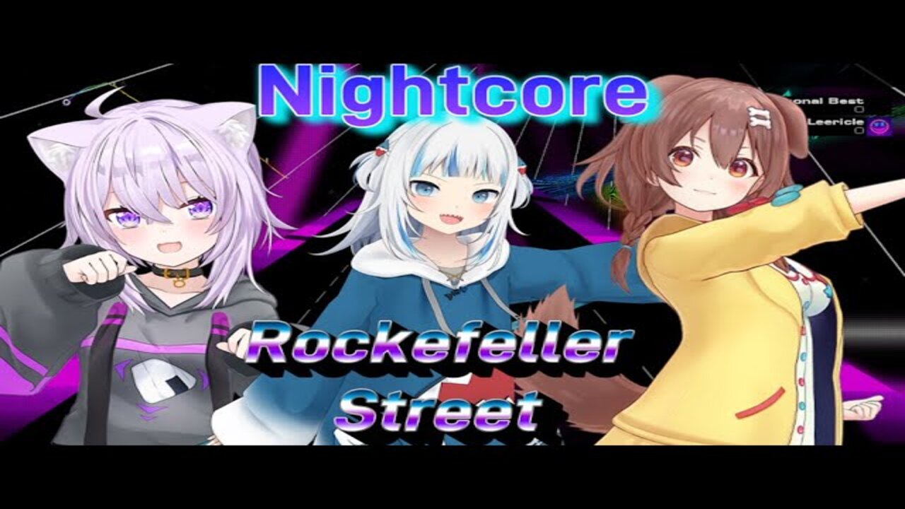 Nightcore - Rockerfeller Street (w/Hololive)