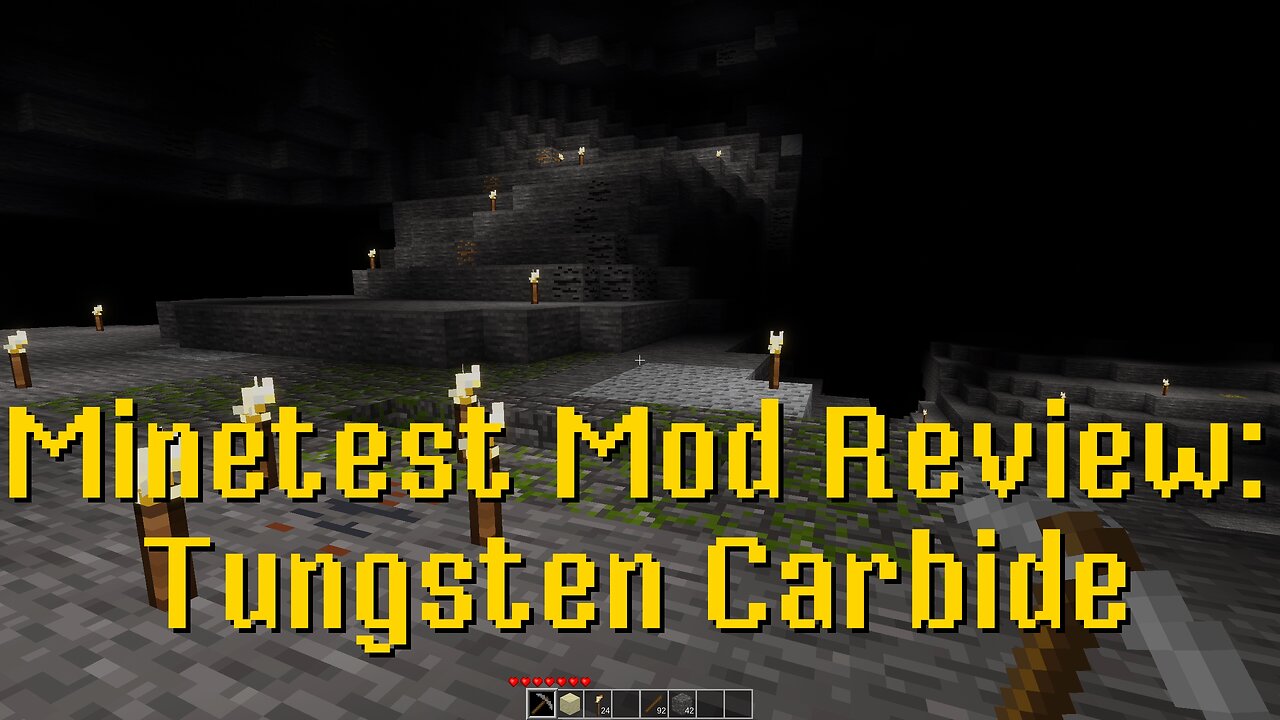 Minetest Mod Review: Tungsten Carbide