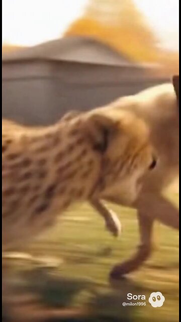 The Dog VS লেওপারদ,😱