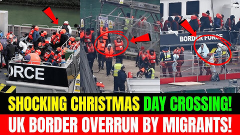 Over 1000 Third world invaders exploit the Christmas calm weather