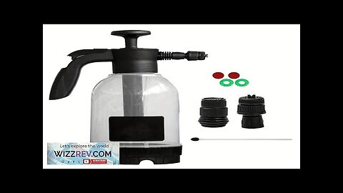 2L Foam Watering Can Transparent HDPE Air Pressure Pump Sprayer 1:50 Ratio Review