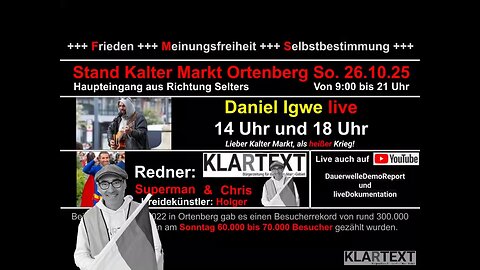 Einladung zum "Kalten Markt" nach Ortenberg/Wetterau