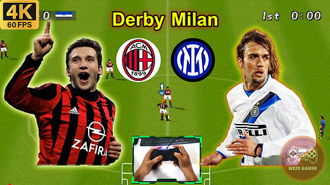 Milan Derby Madness | Shevchenko vs Batistuta | Winning Eleven 2002 (PS1)