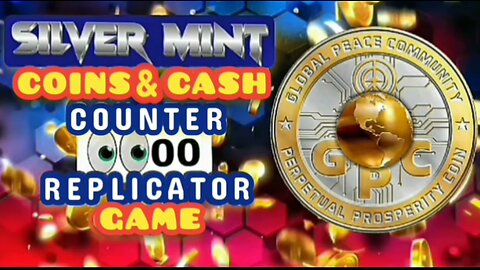 Silver Mint Coins & Cash Counter-Replicator Game DEMO video.