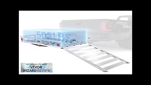 VEVOR 50 x 29.5 x 8.7 inch Hitch Cargo Carrier 500lbs Capacity Review